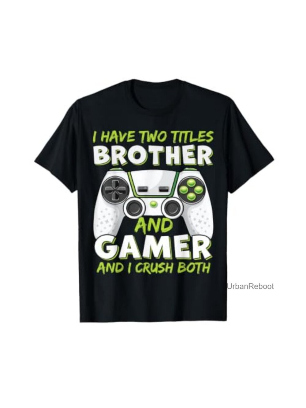 Funny Gamer Video Game Crewneck T-Shirt Short Sleeve Tee